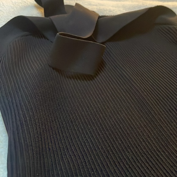 Babaton black sculpt dress; black; size S - Picture 3 of 6